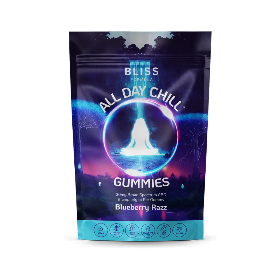 All Day Chill® Gummies 15 Pieces (450mg Broad Spectrum CBD)
